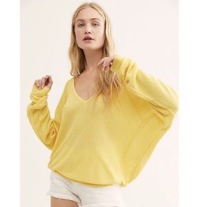 Free People Santa Clara Thermal Noon Sun S